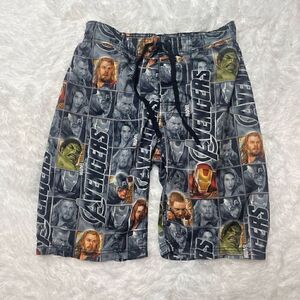 Marvel Avengers Swim Trunks Board Shorts Swimsuit Mens Size Medium